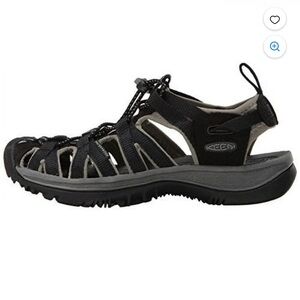 Keen Whisper 5124 BKGA Womens 8.5 Sandals River Sport Hiking Shoes Waterproof